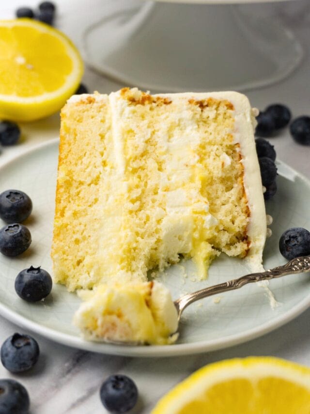 Lemon curd cake - Sugar Pursuit