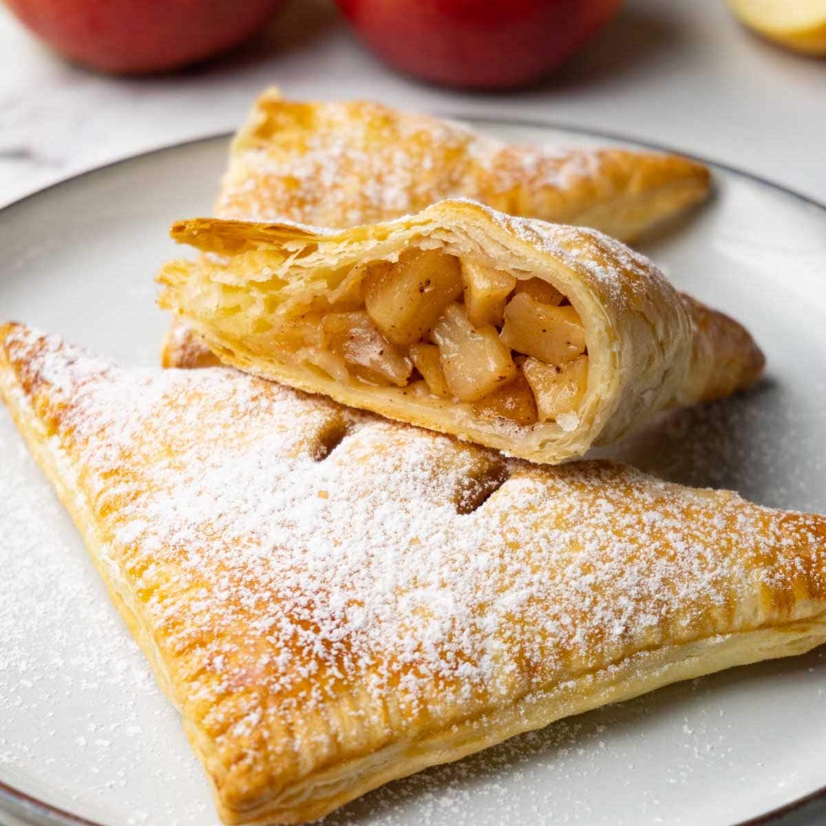 Apple Turnovers - with cream filled option